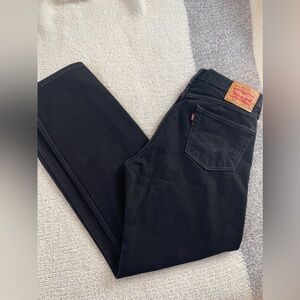 BLACK 505 LEVIS MENS 34x32